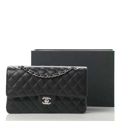 Chanel Caviar Quilted Medium Double Flap Black 11 of 11