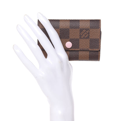 Louis Vuitton Damier Ebene Multicles 6 Key Holder Rose Ballerine 2 of 6