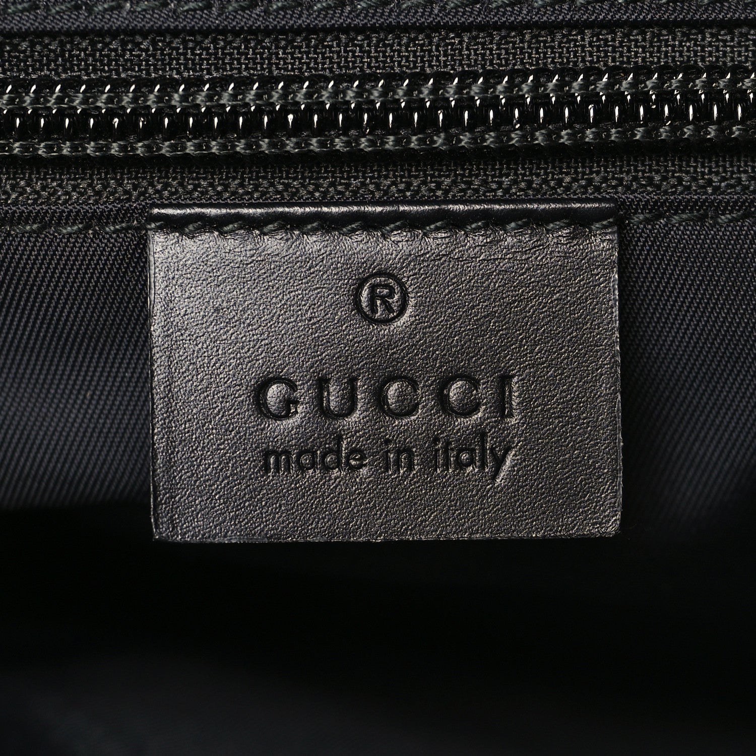 Gucci GG Supreme Monogram Web Messenger Bag Black 5 of 8