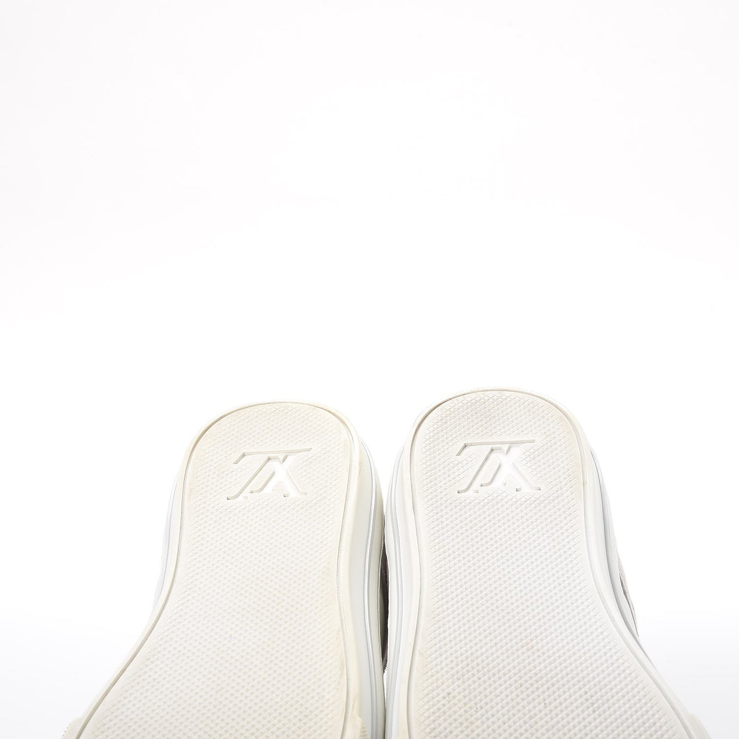 Mens Suede Calfskin Dream On Low Top Sneakers 11 White