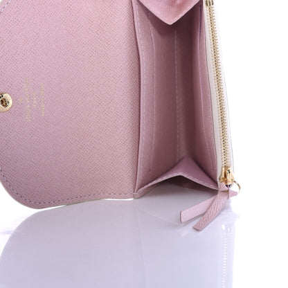 Louis Vuitton Damier Azur Rosalie Coin Purse Rose Ballerine 5 of 8