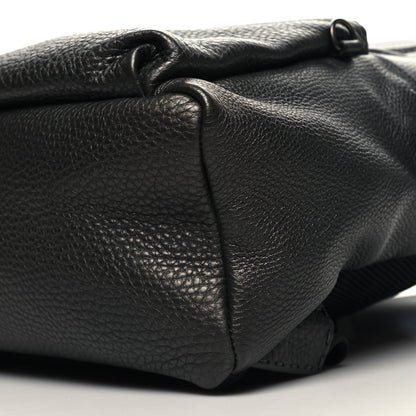 Fendi Cuoio Romano Lux Selleria Monster Eyes Embossed Rounded Backpack Asfalto 11 of 11