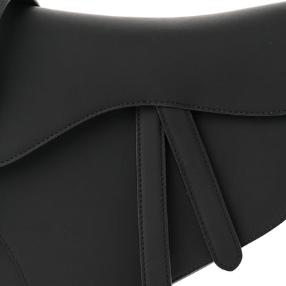 Christian Dior Ultra Matte Calfskin Saddle Bag With Strap Black 8 of 10