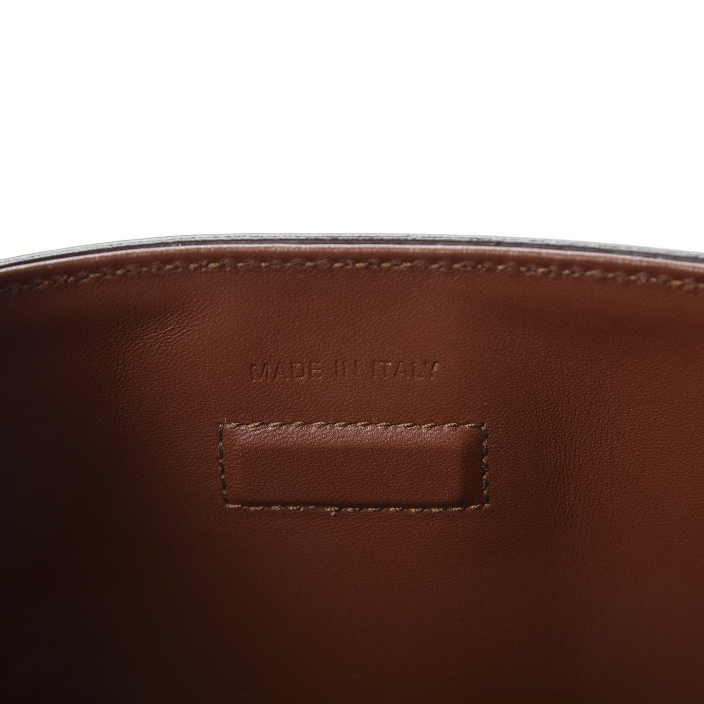 Smooth Calfskin Medium Diorever Flap Brown