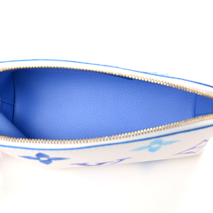 Louis Vuitton Monogram Giant By The Pool Cosmetic Pouch PM Blue 5 of 6