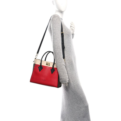 Louis Vuitton Calfskin Monogram On My Side Pirate Red 2 of 12