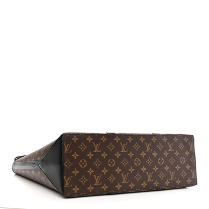 Louis Vuitton Monogram Macassar Weekend Tote GM 4 of 9