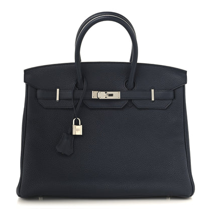 Hermes Togo Birkin 35 Bleu Indigo 1 of 13