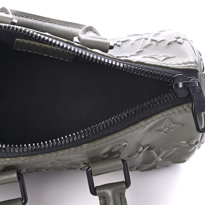 Louis Vuitton Monogram Seal Keepall XS Khaki 4 of 4