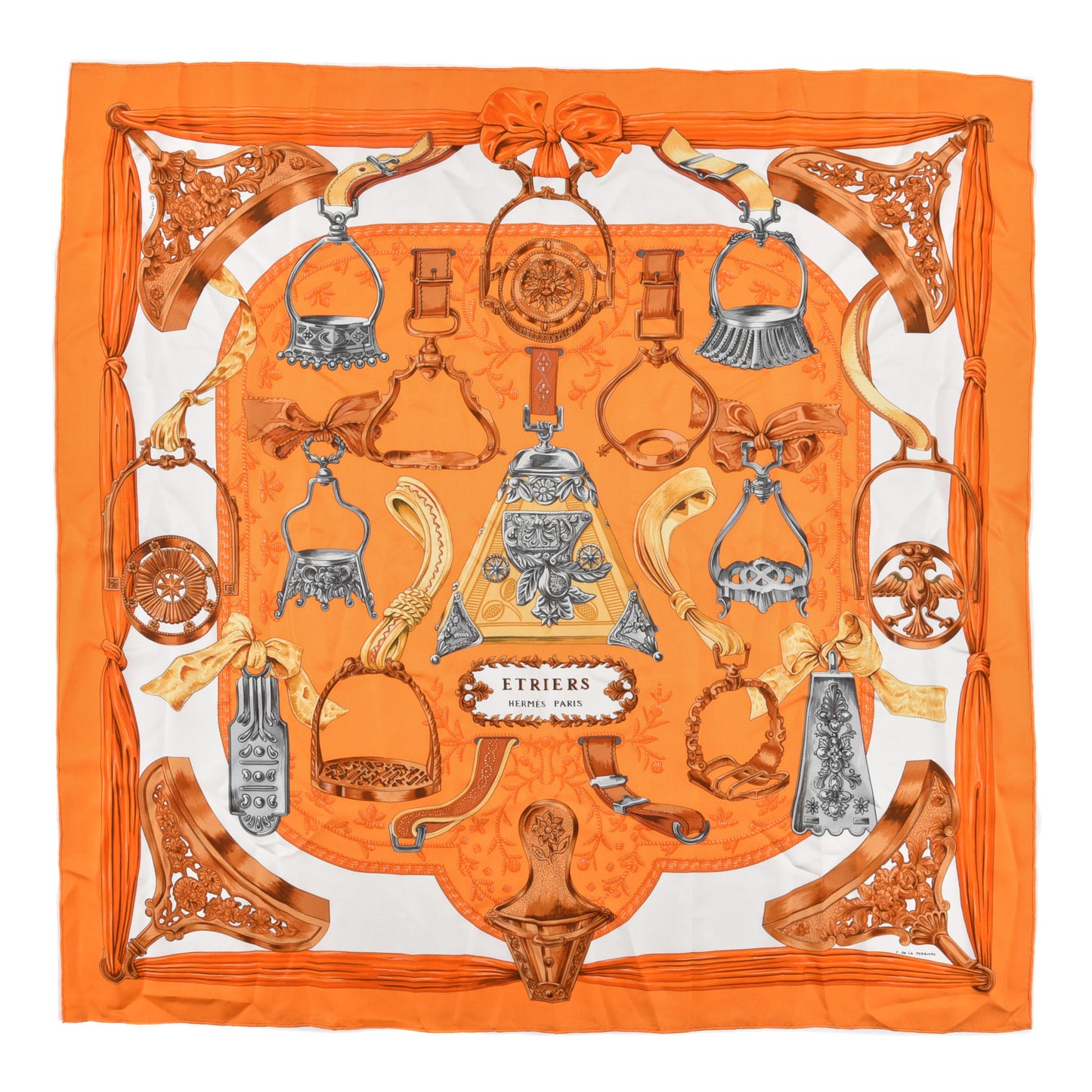 Silk Etriers Scarf 90