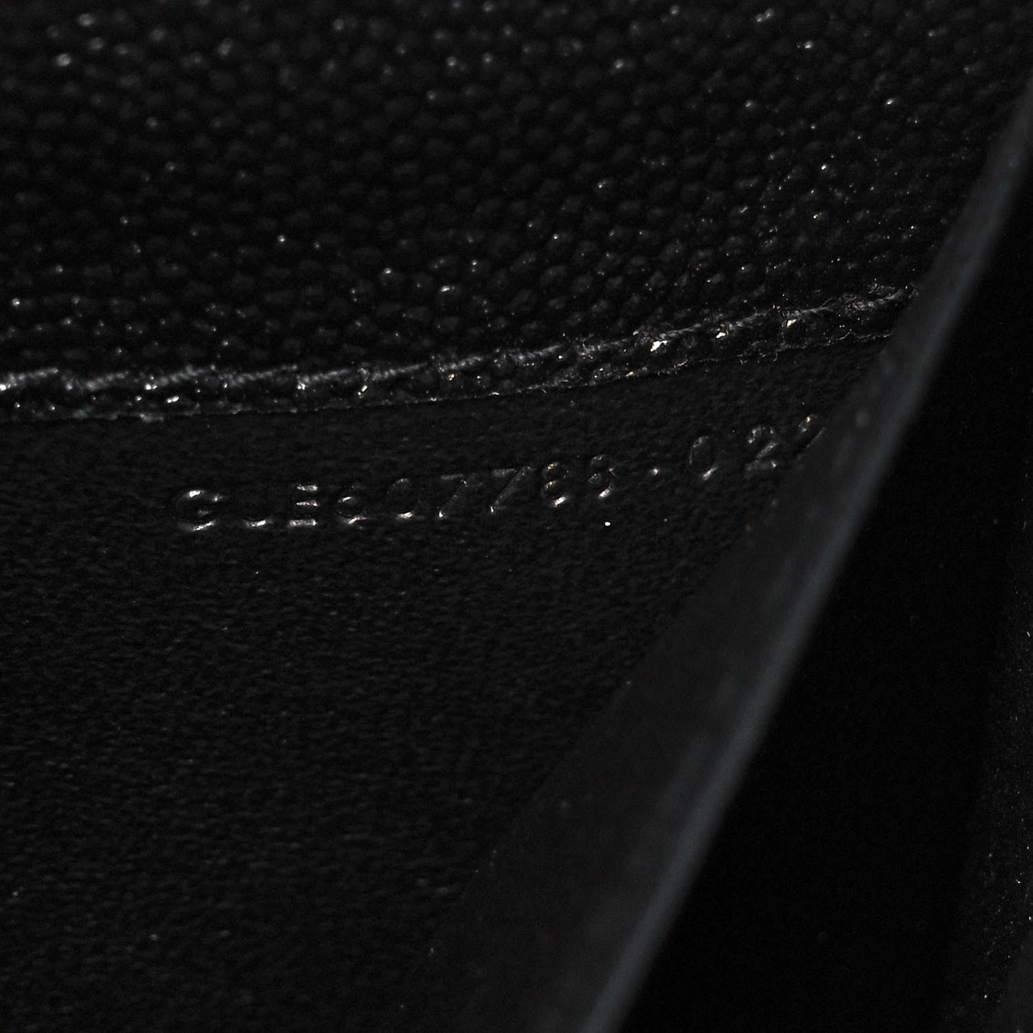 Saint Laurent Grain De Poudre Uptown Chain Wallet Black 8 of 11