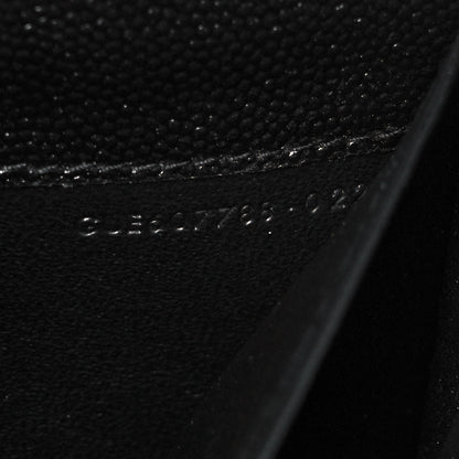Saint Laurent Grain De Poudre Uptown Chain Wallet Black 8 of 11