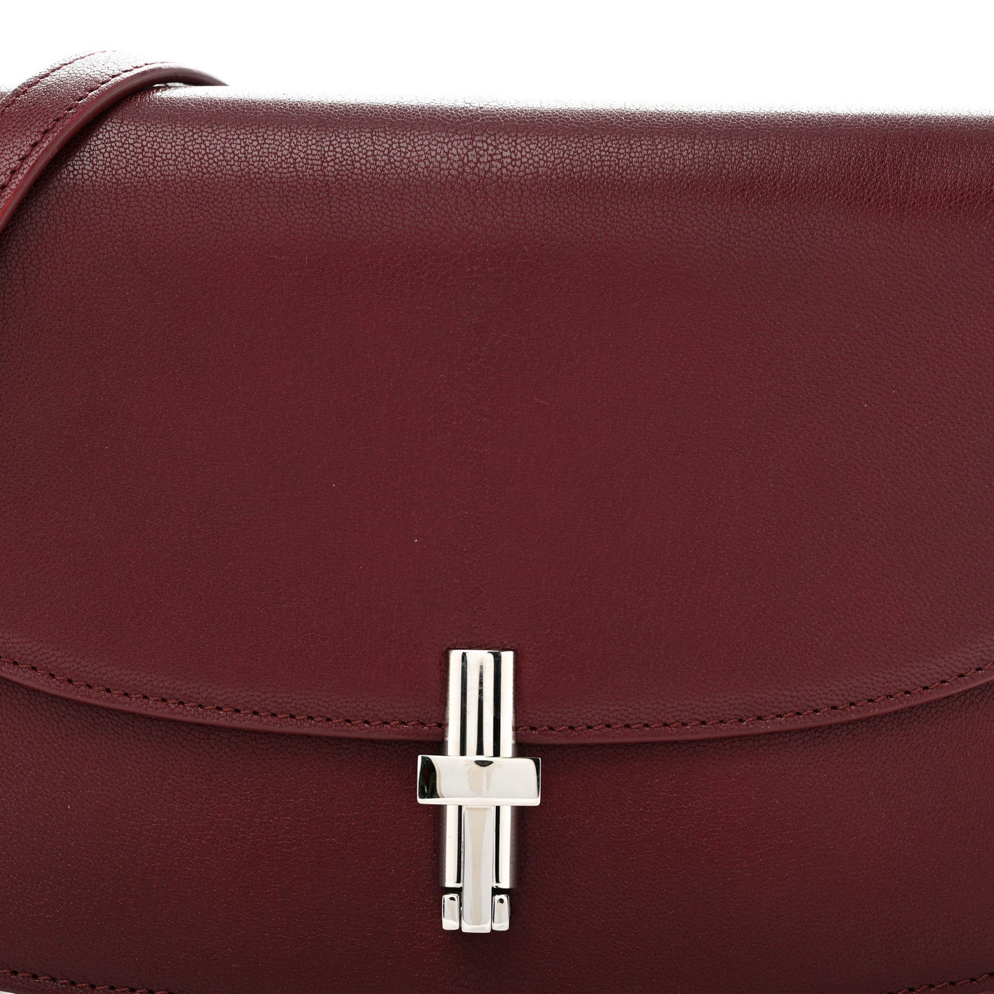 Goatskin The Sofia 8.75 Crossbody Burgundy
