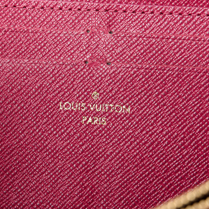 Louis Vuitton Monogram Clemence Wallet Fuchsia 8 of 12