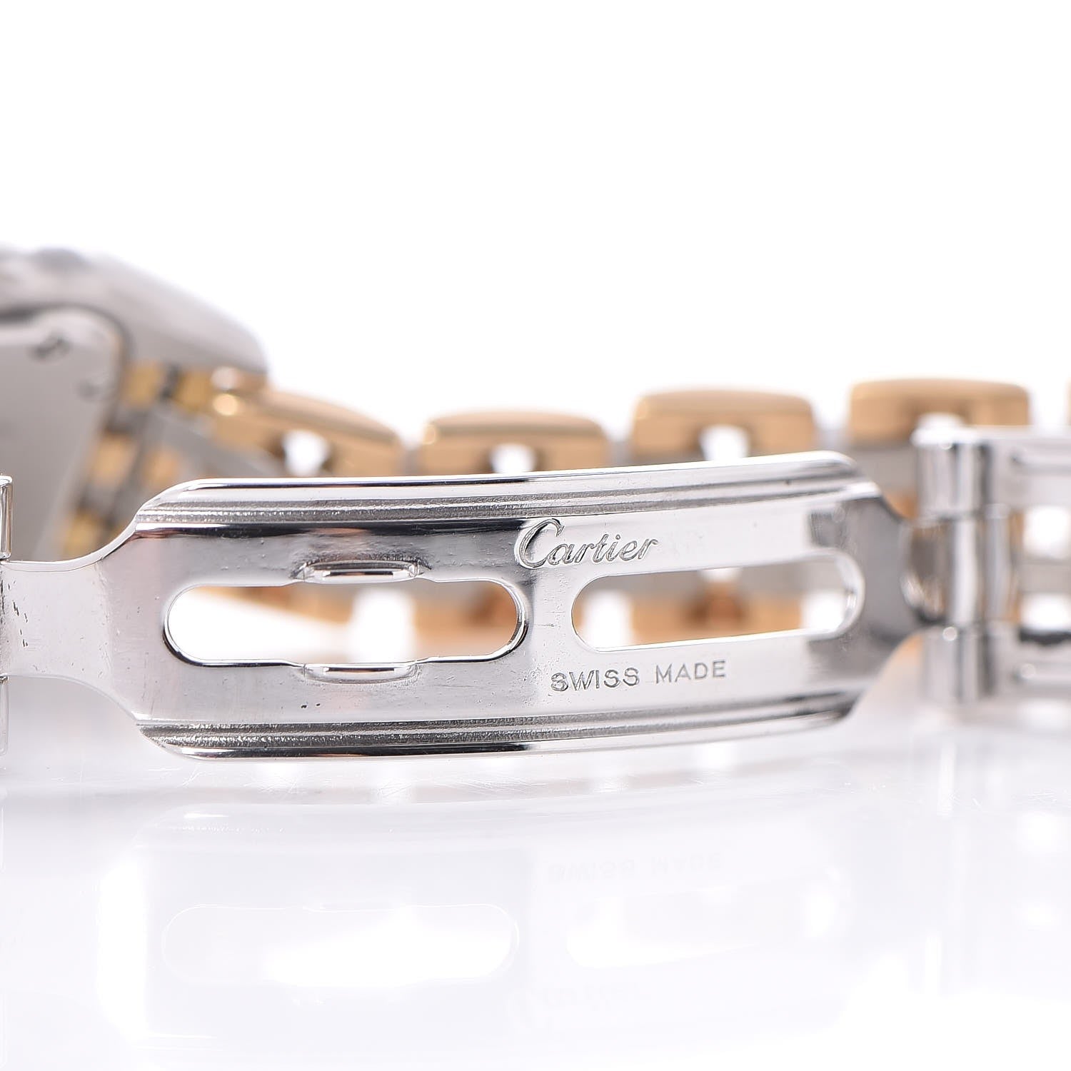Cartier Stainless Steel 18K Yellow Gold 22mm Panthere Quartz Watch 5 of 6