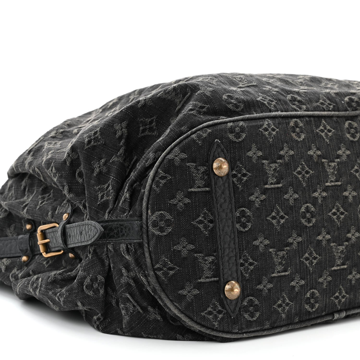 Louis Vuitton Denim Mahina XL Black 8 of 12