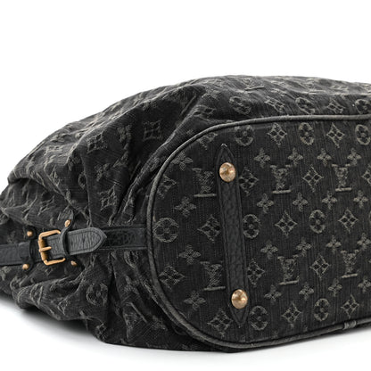 Louis Vuitton Denim Mahina XL Black 8 of 12