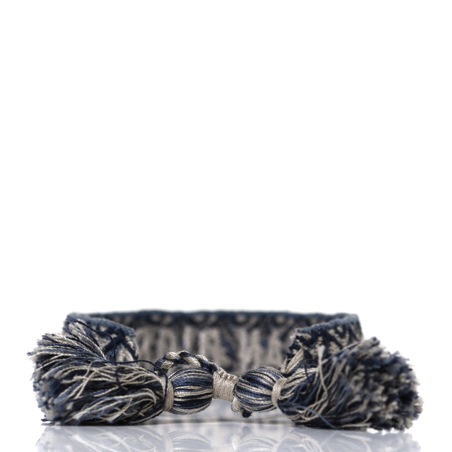 Christian Dior Woven Cotton J'Adior Friendship Bracelet Set Navy 4 of 7