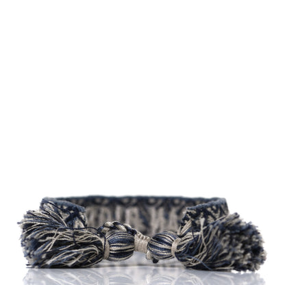 Christian Dior Woven Cotton J'Adior Friendship Bracelet Set Navy 4 of 7