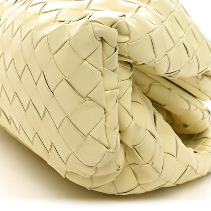 Bottega Veneta Nappa Maxi Intrecciato The Pouch Oversized Clutch Ice Cream 11 of 11