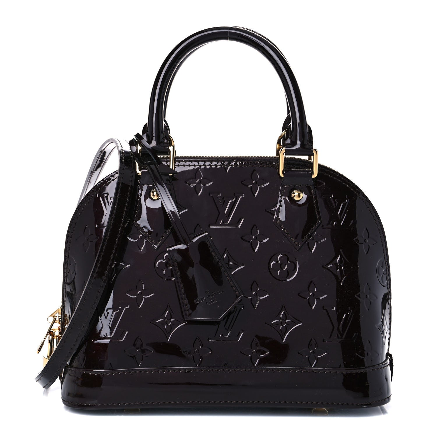 Louis Vuitton Vernis Alma BB Amarante 1 of 13