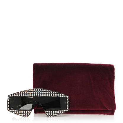 Gucci Crystal Rectangular Frame Sunglasses GG0357S Tortoiseshell 10 of 10