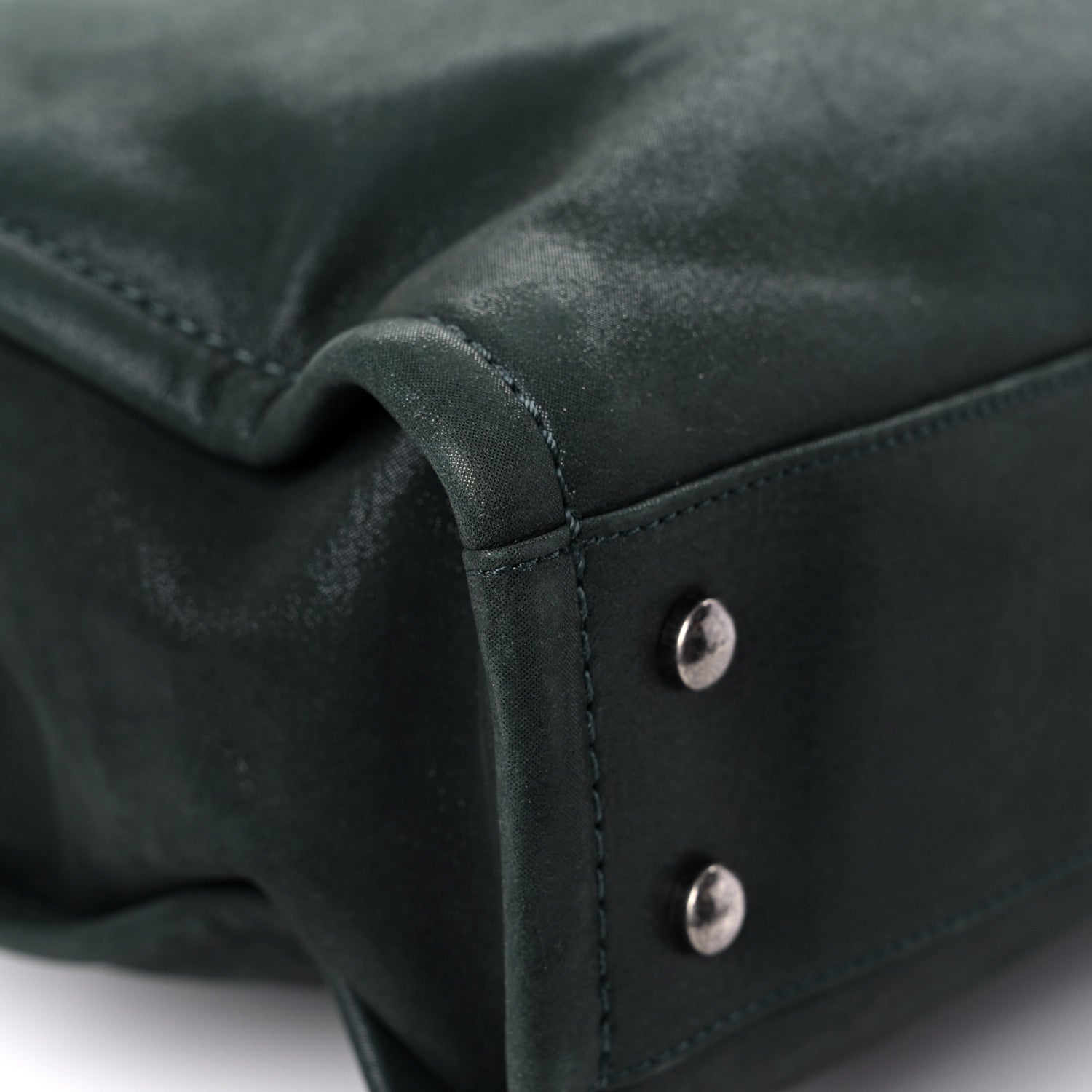 Chanel Iridescent Glazed Calfskin In The Mix Tote Dark Green 9 of 19