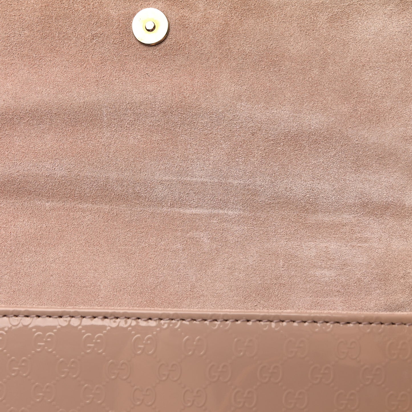 Patent Microguccissima Small Broadway Clutch Dark Cipria