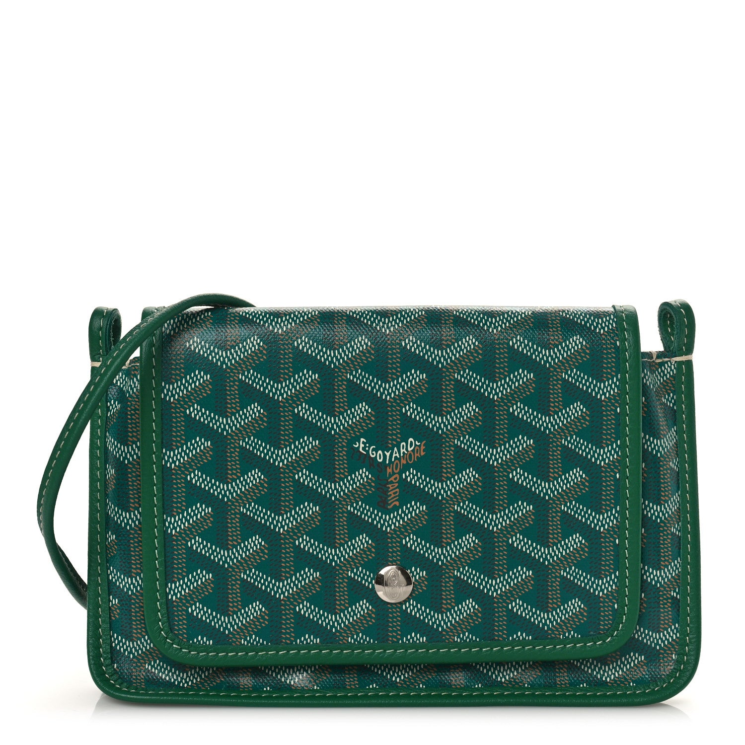 Goyard Goyardine Plumet Wallet Clutch Green 1 of 9