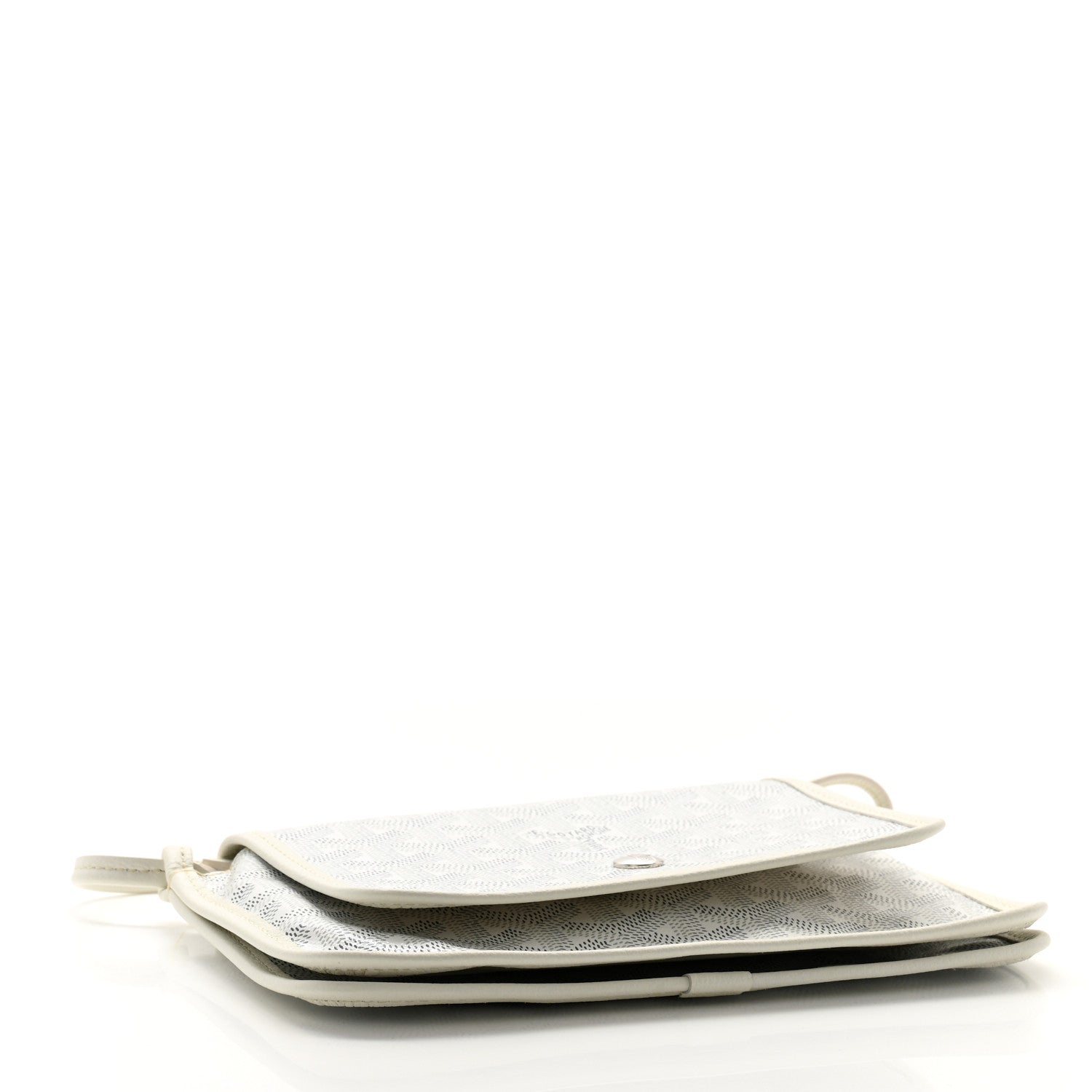 Goyard Goyardine Plumet Wallet Clutch White 4 of 9