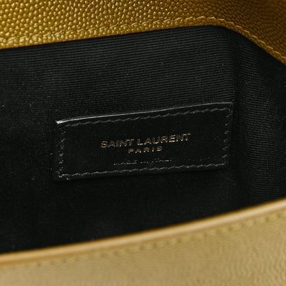 Saint Laurent Grain De Poudre Uptown Pouch Olive 6 of 6