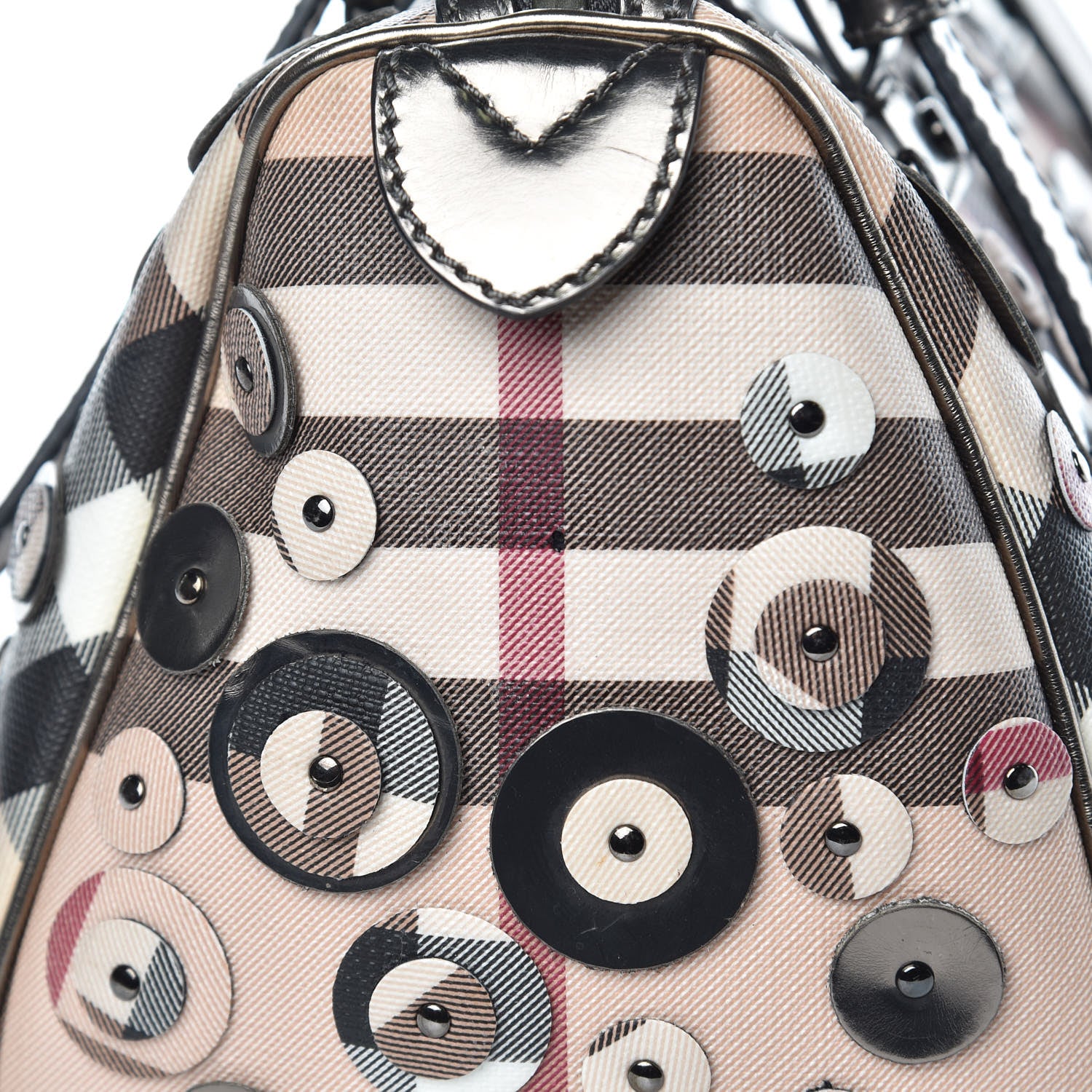 Burberry Supernova Check Embellished Bowler 16 of 19