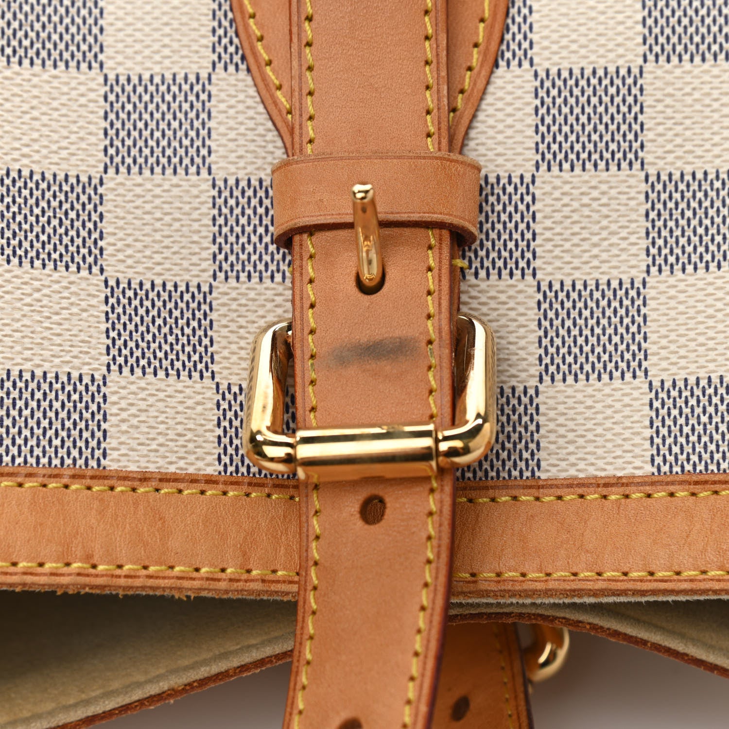 Louis Vuitton Damier Azur Hampstead MM 12 of 18