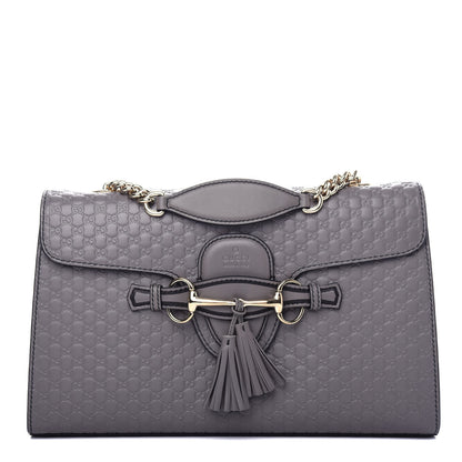 Gucci Soft Microguccissima Medium Emily Chain Shoulder Bag Loess 1 of 10