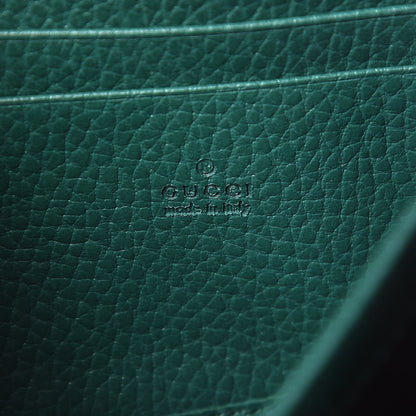 Gucci Calfskin Mini Dionysus Chain Wallet Emerald 7 of 7