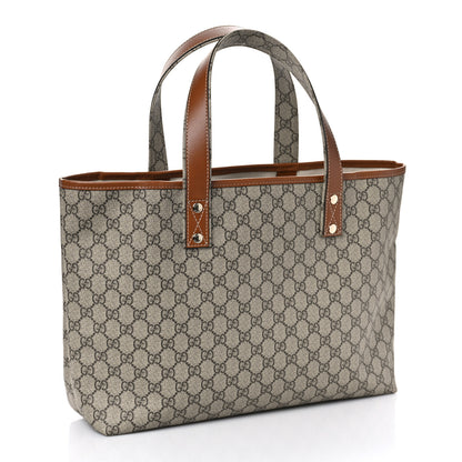 Gucci GG Plus Monogram Medium Signature Web Loop Tote Brown 3 of 9
