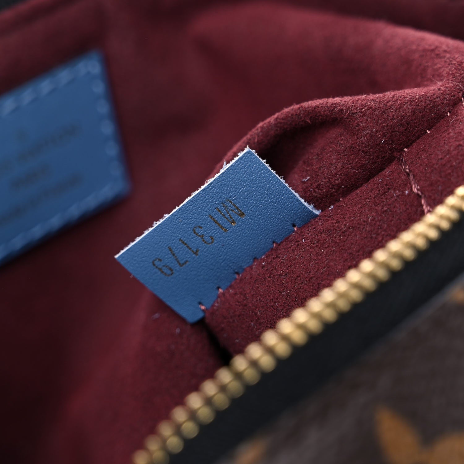 Louis Vuitton Monogram Beaubourg Hobo Mini Bordeaux Red Peach Safran Blue Jean Blue 7 of 15
