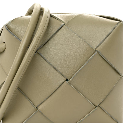 Bottega Veneta Lambskin Maxi Intrecciato Mini Cassette Camera Bag Travertine 7 of 9