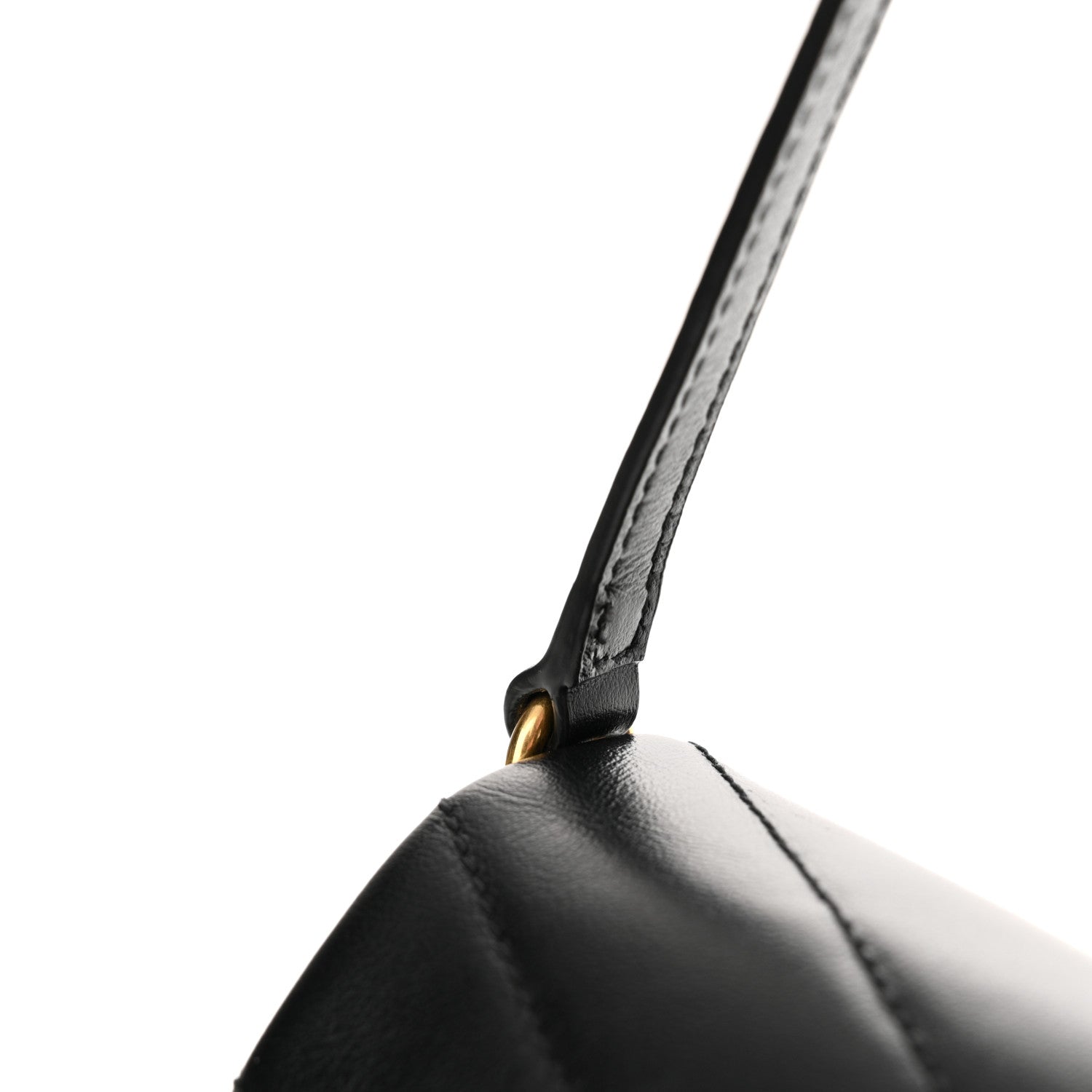 Saint Laurent Calfskin Y Quilted Monogram Toy Loulou Crossbody Bag Black 13 of 13
