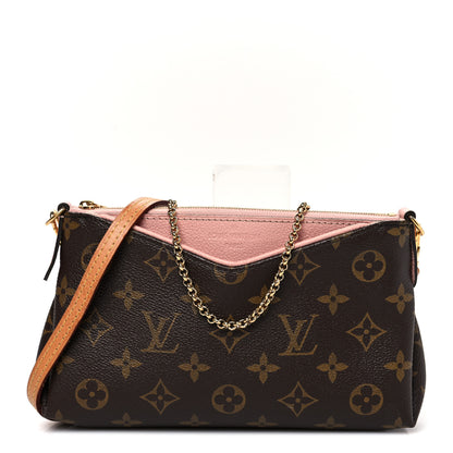 Louis Vuitton Monogram Pallas Clutch Rose Poudre 1 of 8