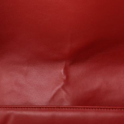 Gucci Calfskin Matelasse Large GG Marmont Shoulder Bag Hibiscus Red 13 of 14