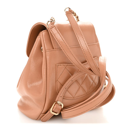 Chanel Caviar Quilted Mini Business Affinity Backpack Brown 3 of 10