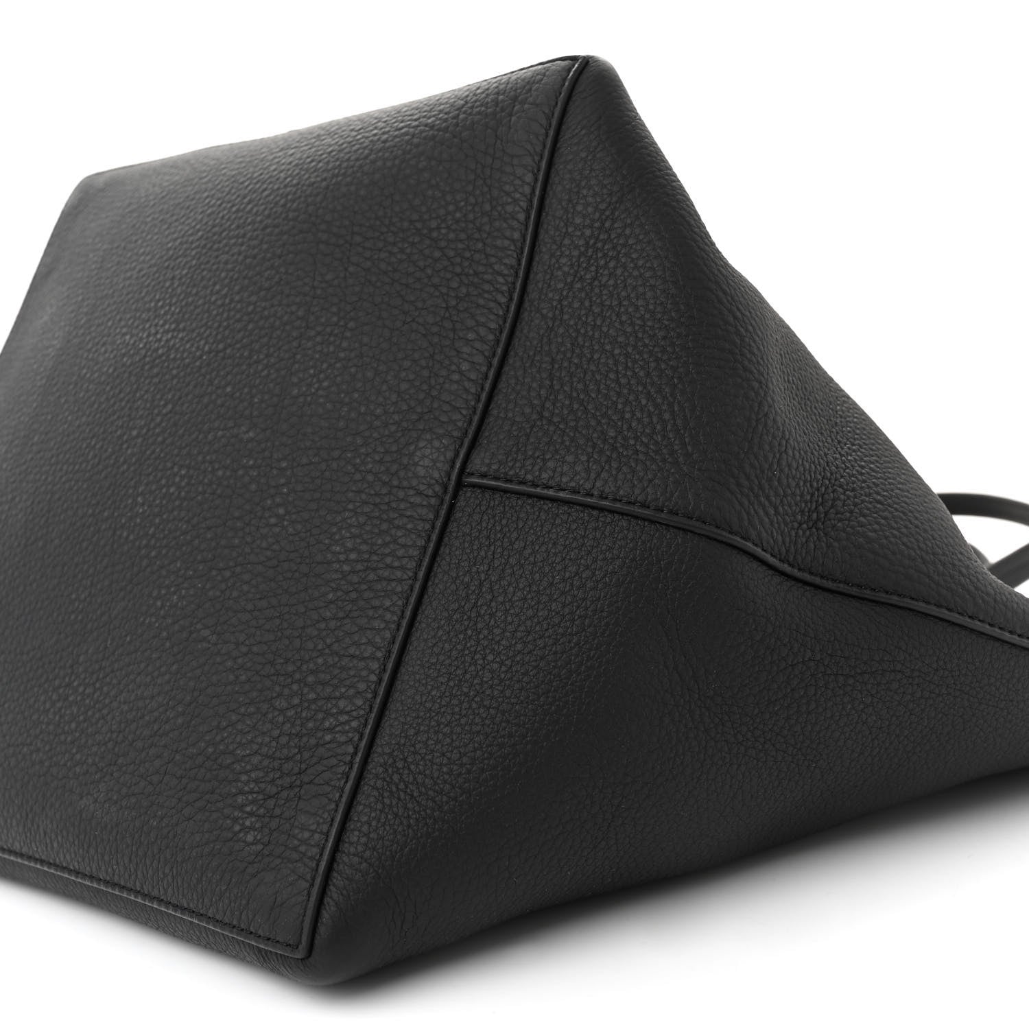 The Row Grained Calfskin Park Tote Three Black 11 of 13