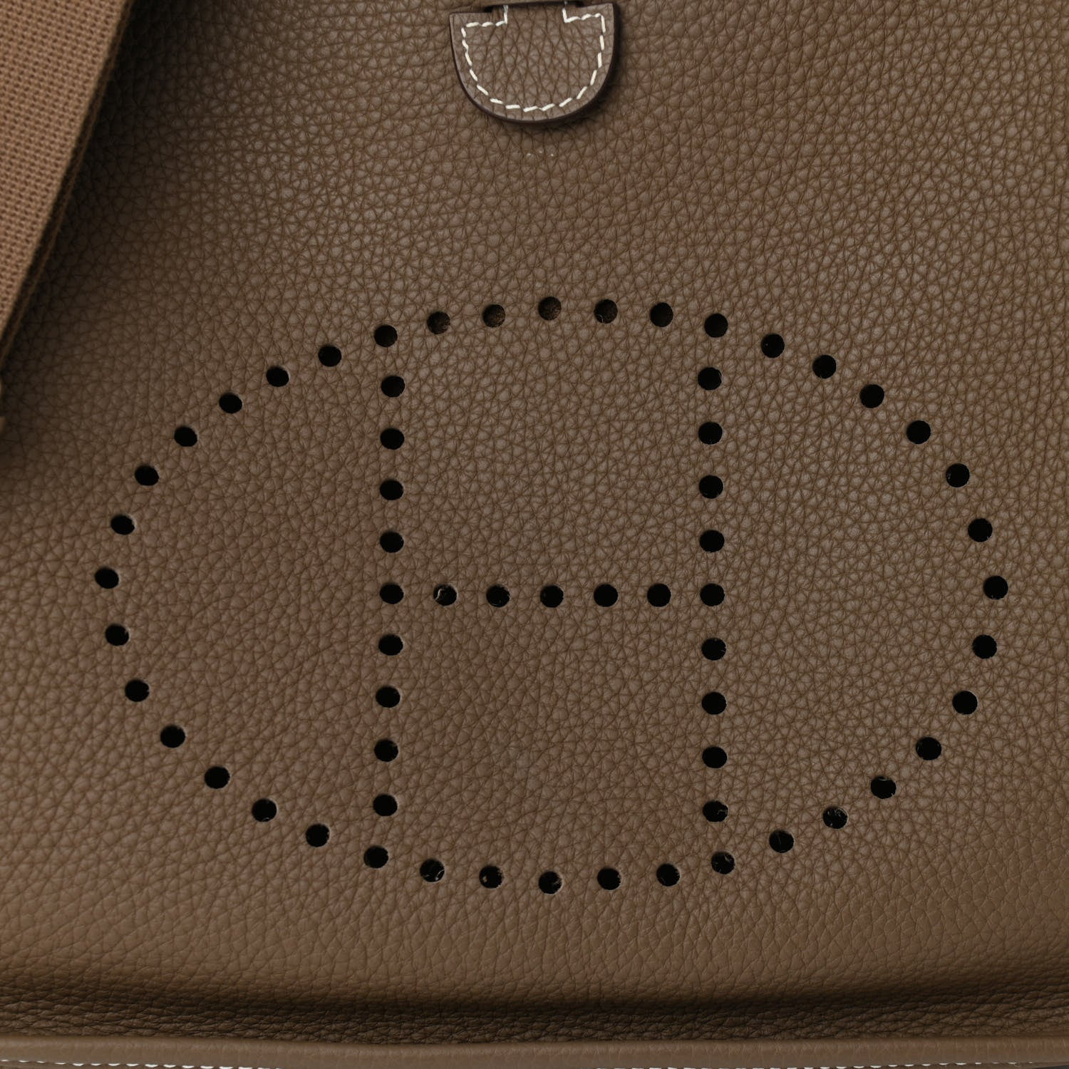 Hermes Taurillon Clemence Evelyne III PM Etoupe 8 of 11