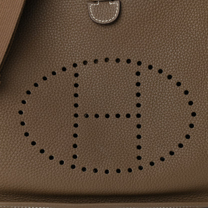 Hermes Taurillon Clemence Evelyne III PM Etoupe 8 of 11