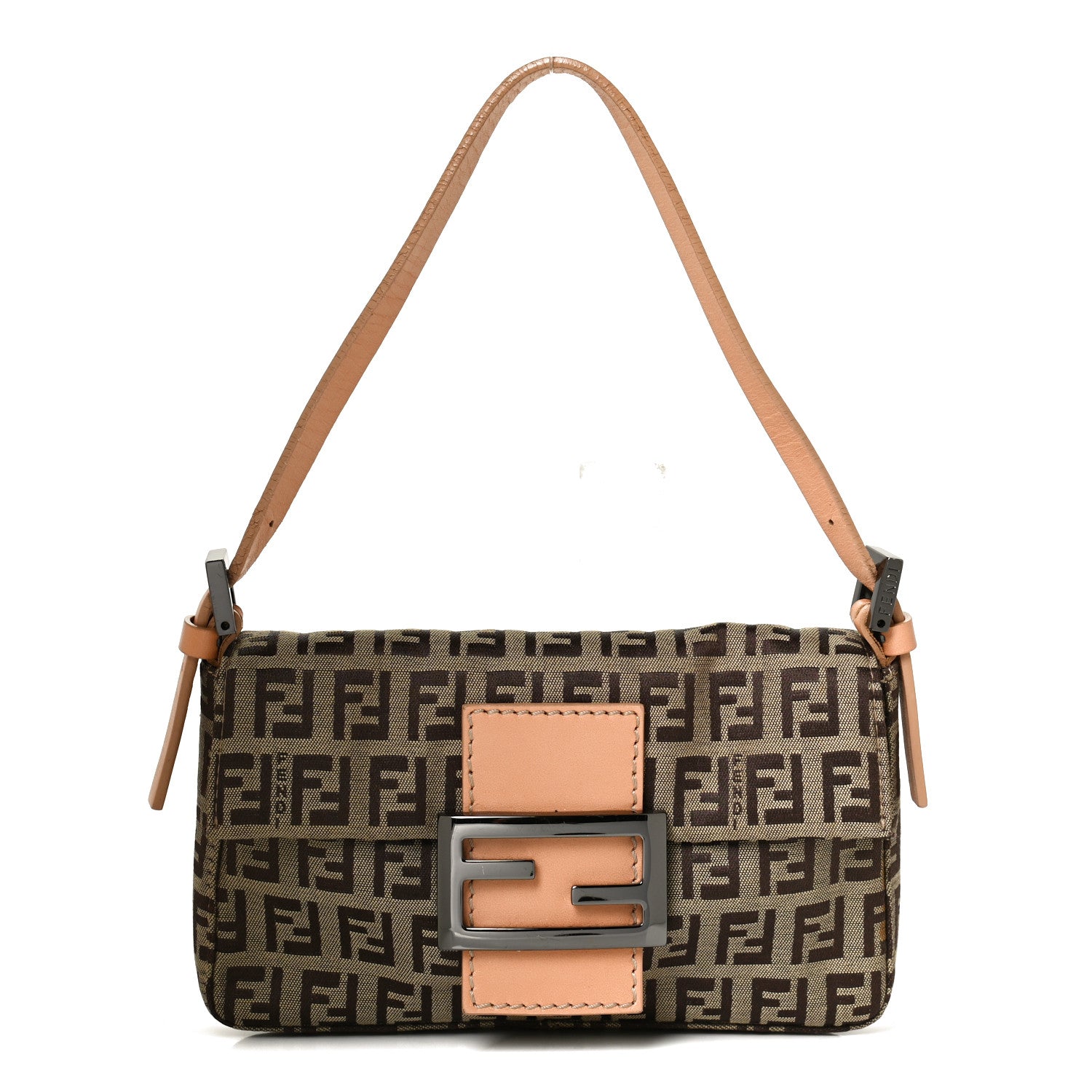 Fendi Zucchino Mini Baguette Brown 1 of 9