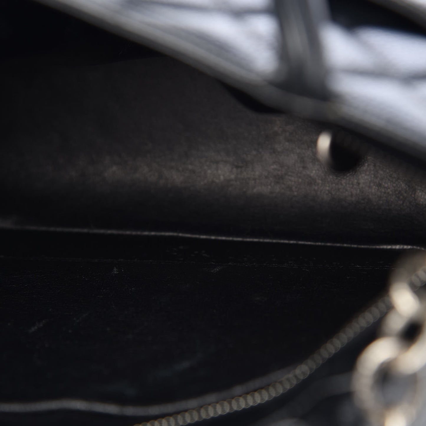 Caviar Quilted Medallion Tote Black