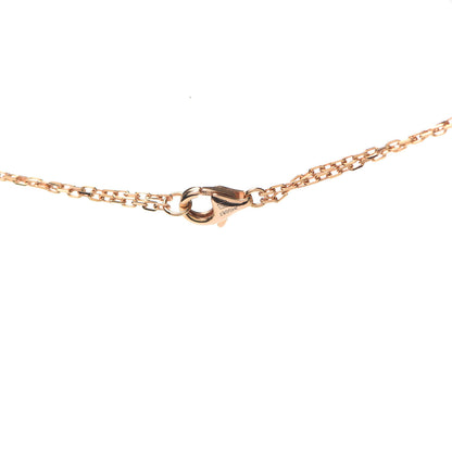Cartier 18K Pink Gold 2 Diamond LOVE Necklace 5 of 6