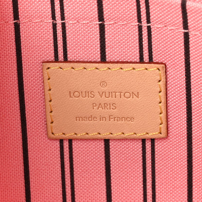 Louis Vuitton Monogram Neverfull MM GM Pochette Rose Ballerine 6 of 8