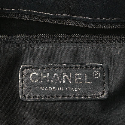 Chanel Lambskin Quilted Chanel 3 Maxi Tote Black 7 of 14